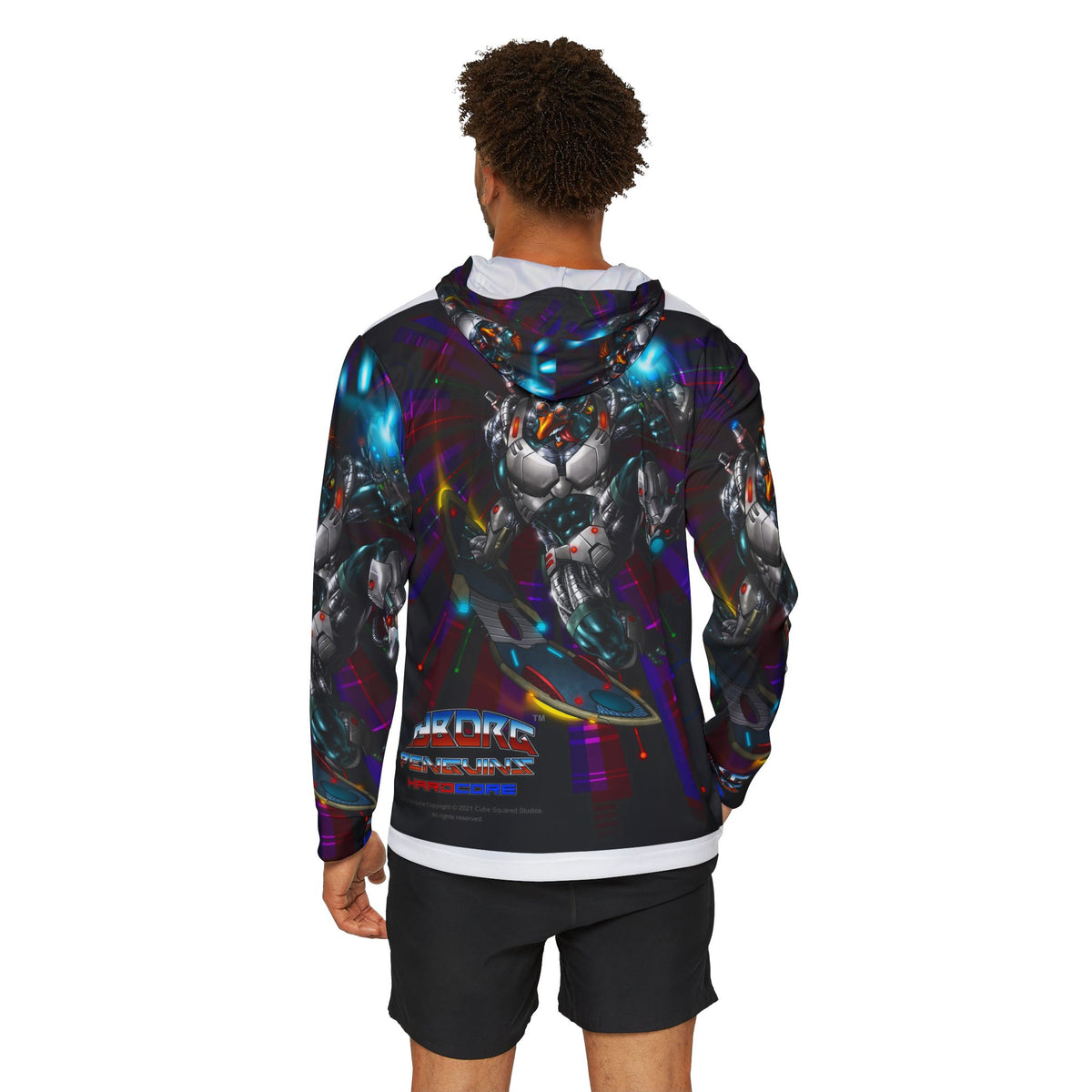 FROSTBYTE Purple Haze All-Over Print Warmup Hoodie
