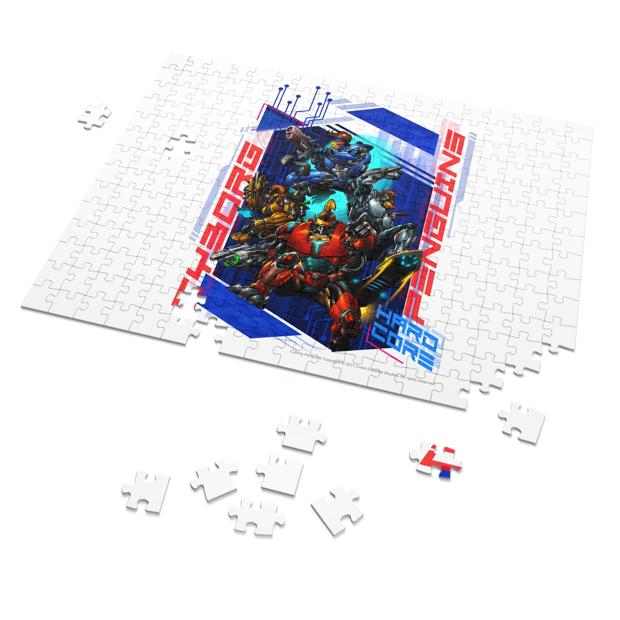 Jigsaw Puzzle with Tin