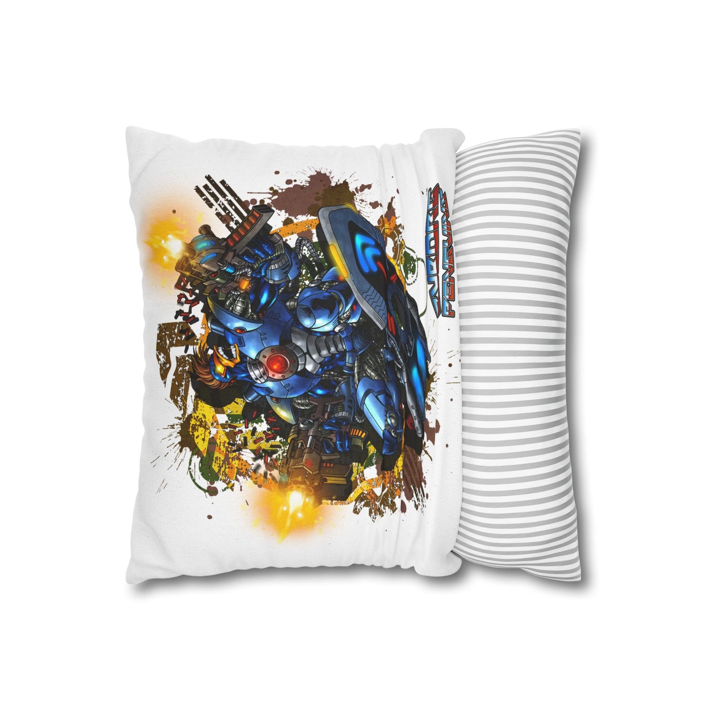 Spun Polyester Square Pillowcase