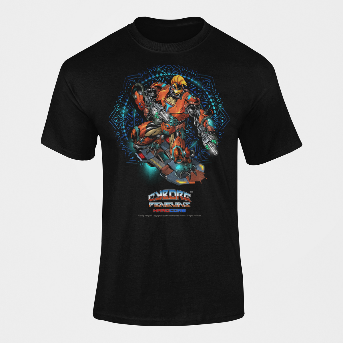 TIDALWAVE T-Shirt — Abstract Floral Geometric Graphic Tee (Bold Color Burst)