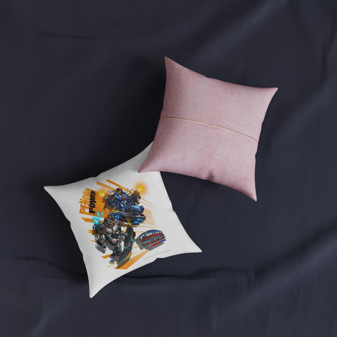 Square Pillow - Pink Back