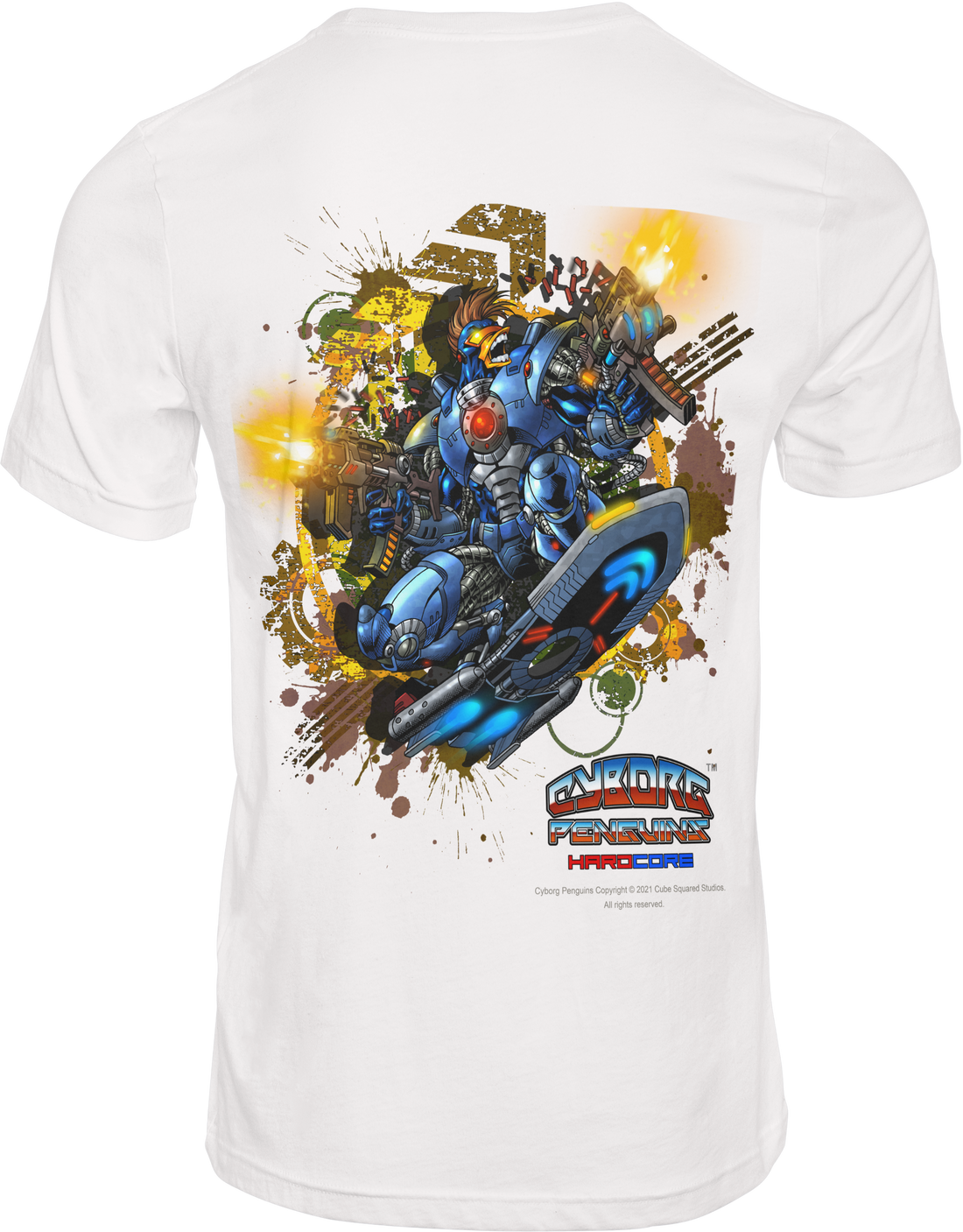 CHINSTRAP ACTION T-shirt White