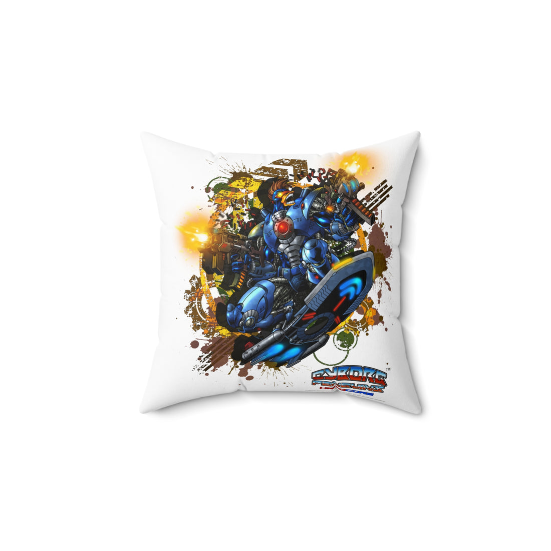 Faux Suede Square Pillow