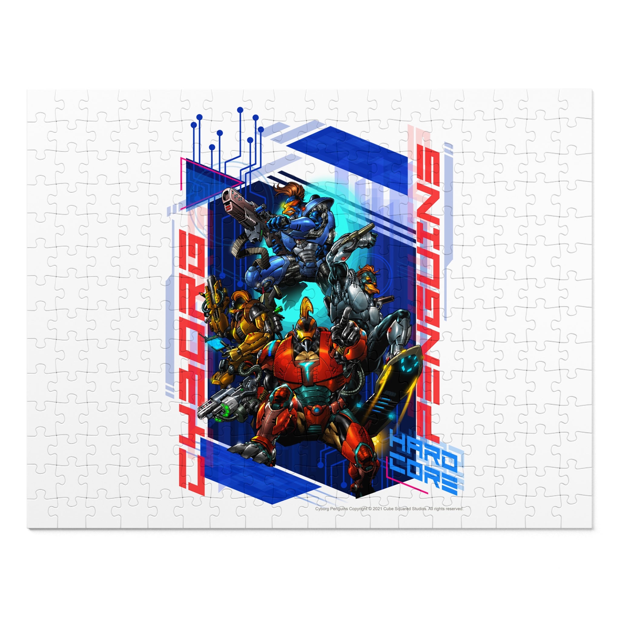 Jigsaw Puzzle with Tin