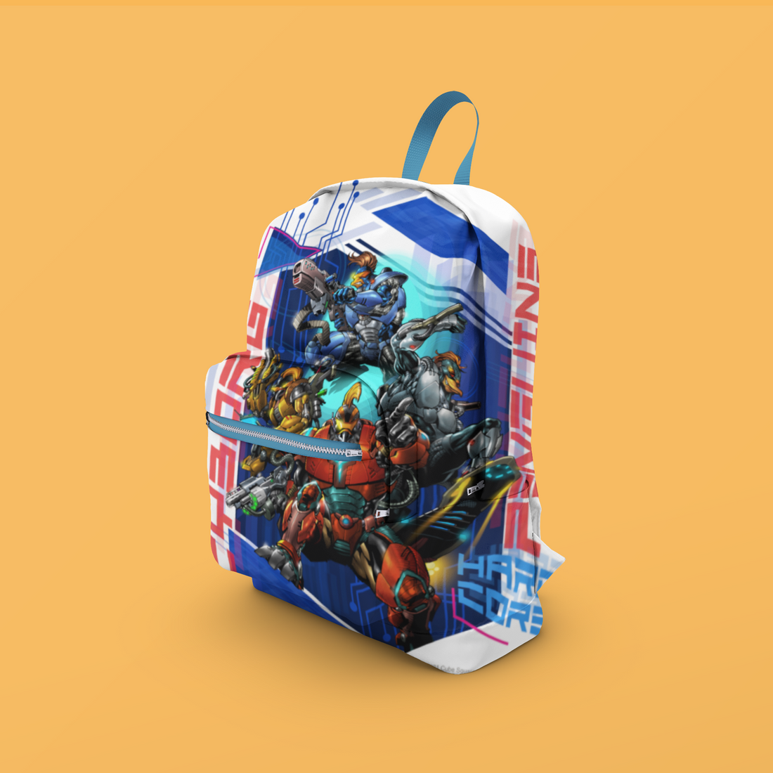 Cyborg Penguins Group Backpack WHITE