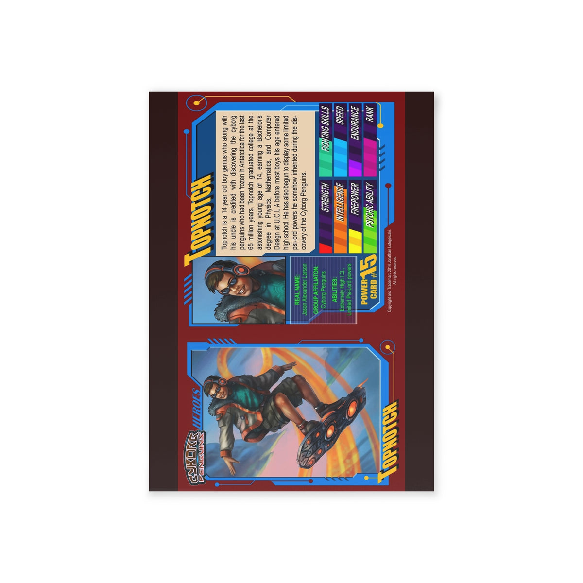 Topnotch Skateboarder Card