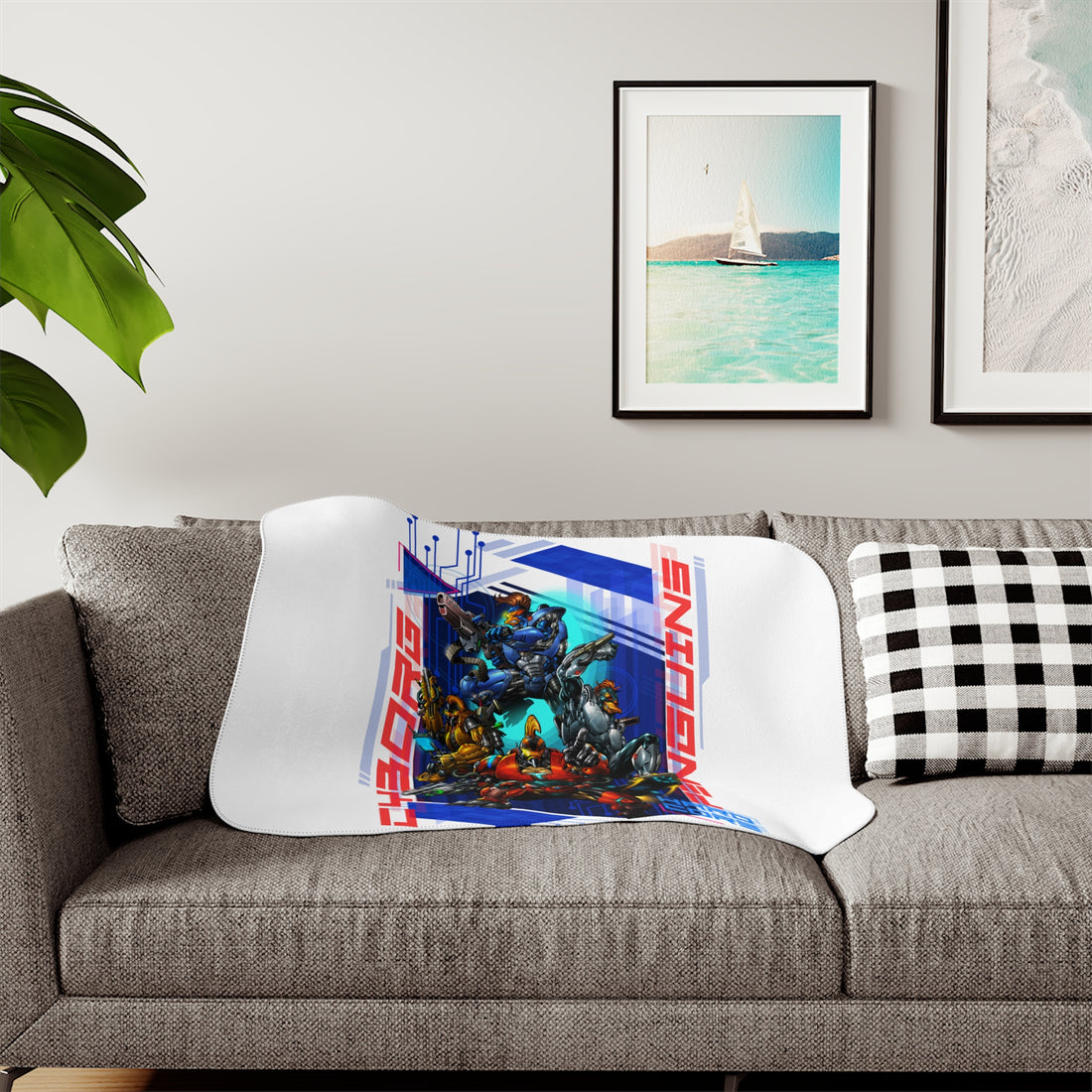 Sherpa Blanket, Two Colors