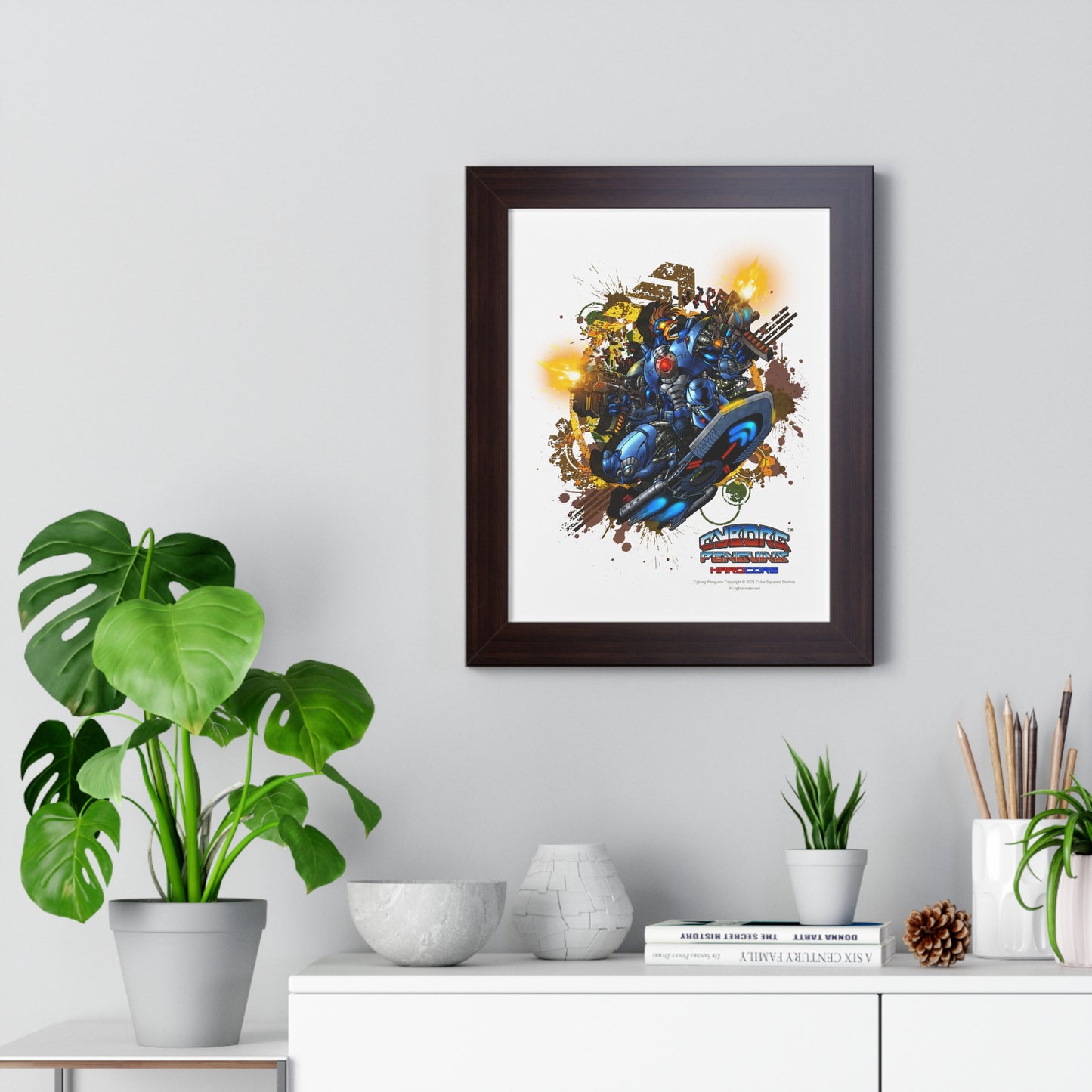 Framed Vertical Poster