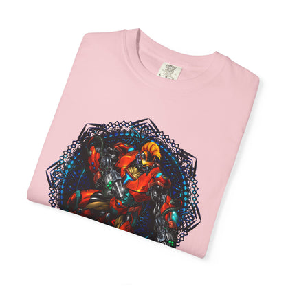 TIDALWAVE T-Shirt — Abstract Floral Geometric Graphic Tee (Bold Color Burst)