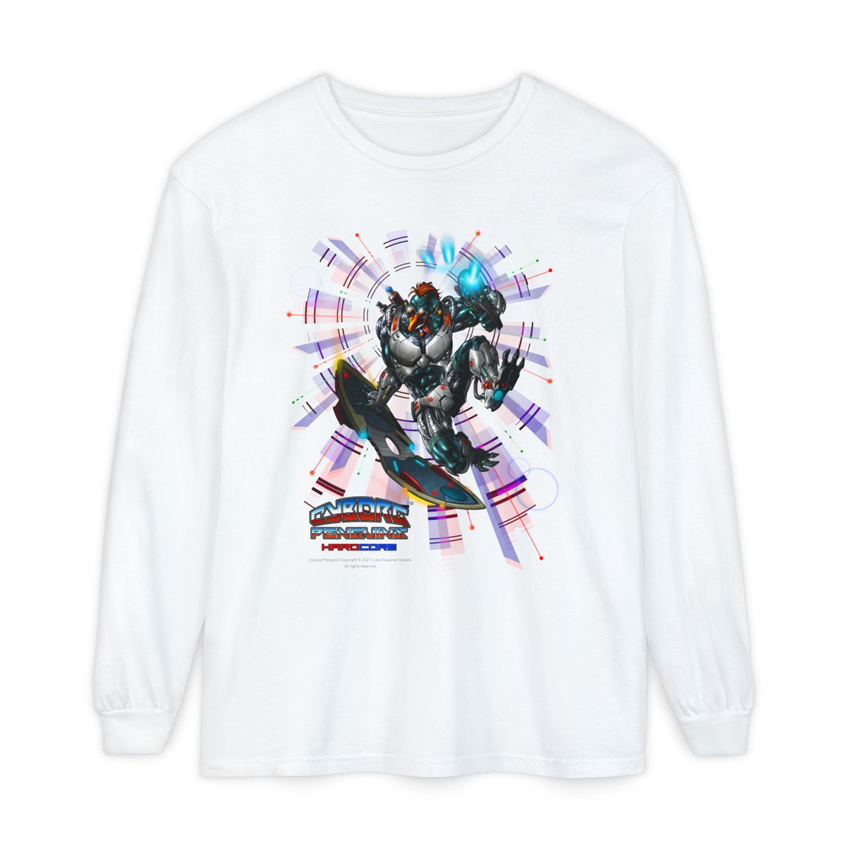 FROSTBYTE  Purple Haze Mecha Surfer Long Sleeve Tee