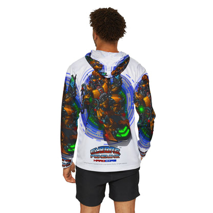 IQ All Over Print Mech Warrior Graphic Hoodie