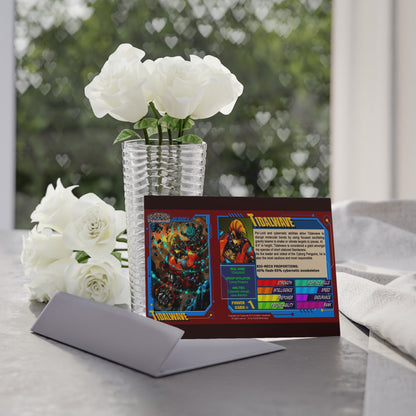 TIDALWAVE— Retro Arcade Trading Card Design (One-Sided)