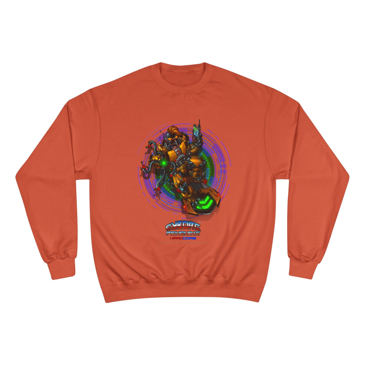 IQ Champion Sweatshirt — Retro Robot Gamer Graphic Crewneck for Sci‑Fi & Gaming Fans