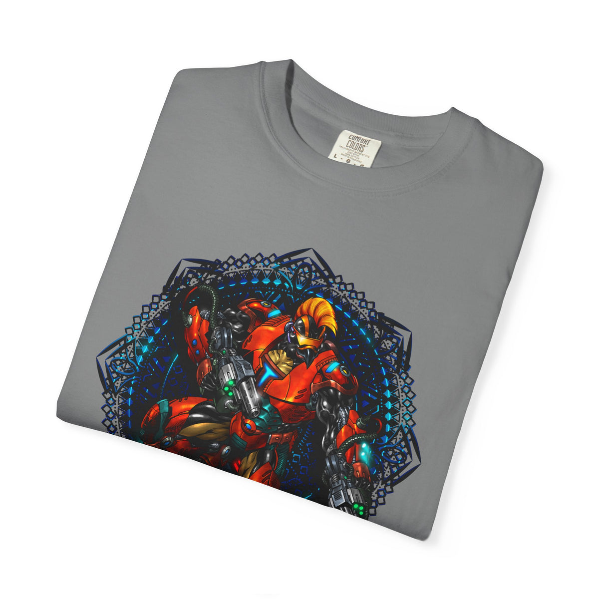 TIDALWAVE T-Shirt — Abstract Floral Geometric Graphic Tee (Bold Color Burst)