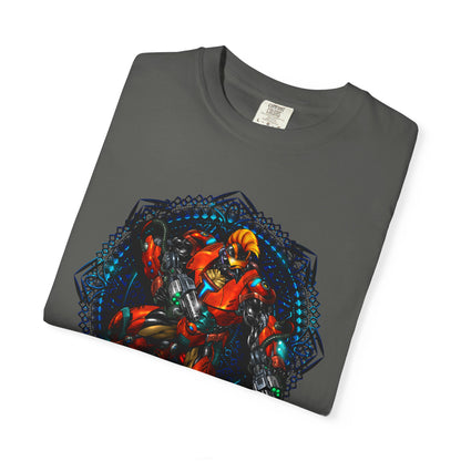 TIDALWAVE T-Shirt — Abstract Floral Geometric Graphic Tee (Bold Color Burst)