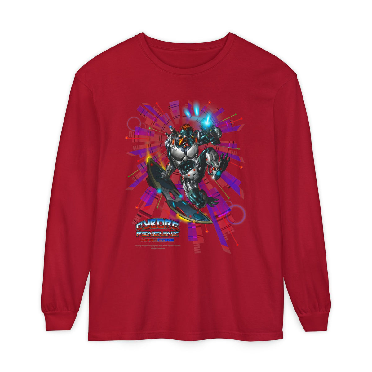 FROSTBYTE  Purple Haze Mecha Surfer Long Sleeve Tee