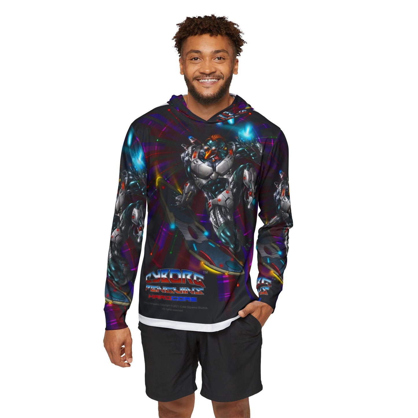FROSTBYTE Purple Haze All-Over Print Warmup Hoodie