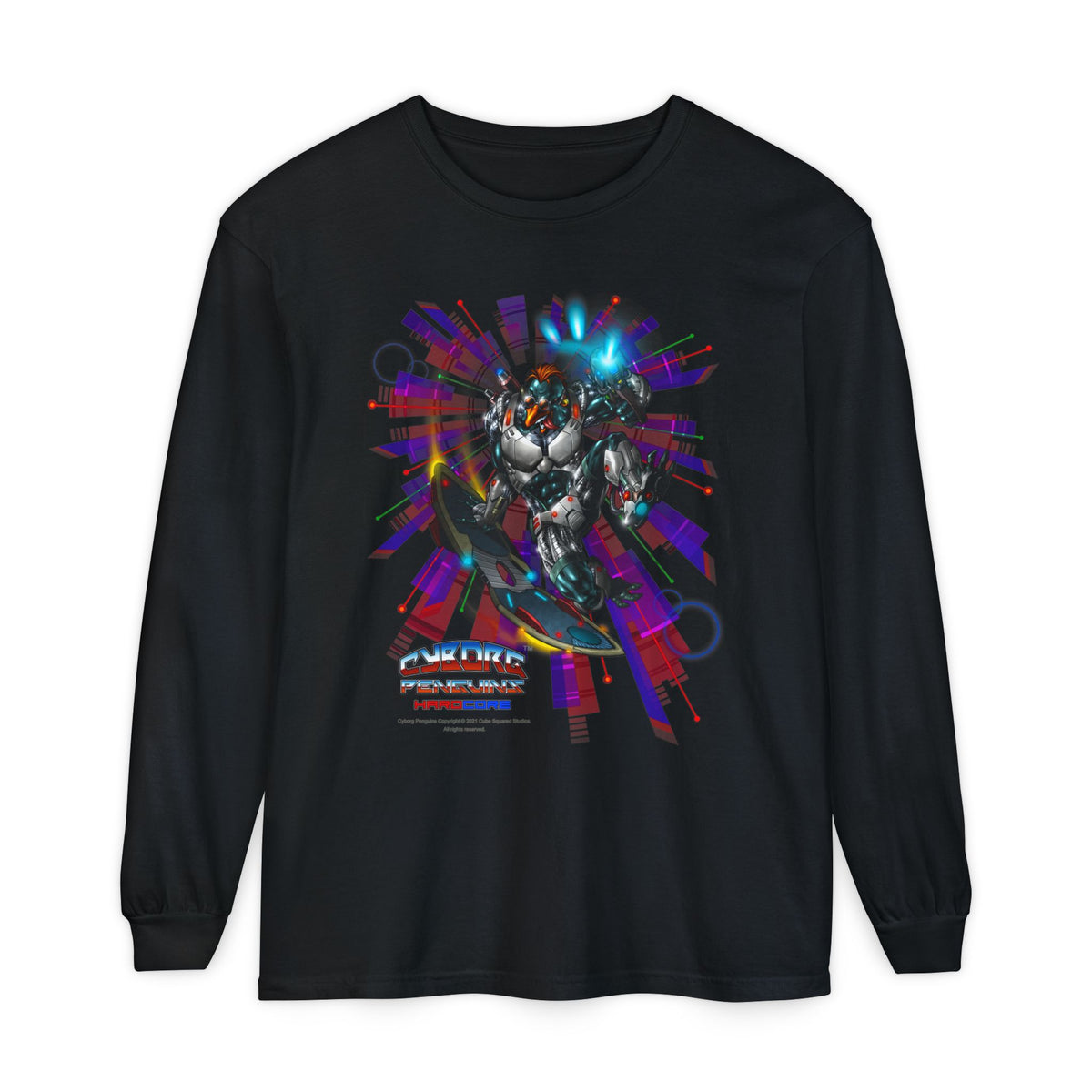 FROSTBYTE  Purple Haze Mecha Surfer Long Sleeve Tee