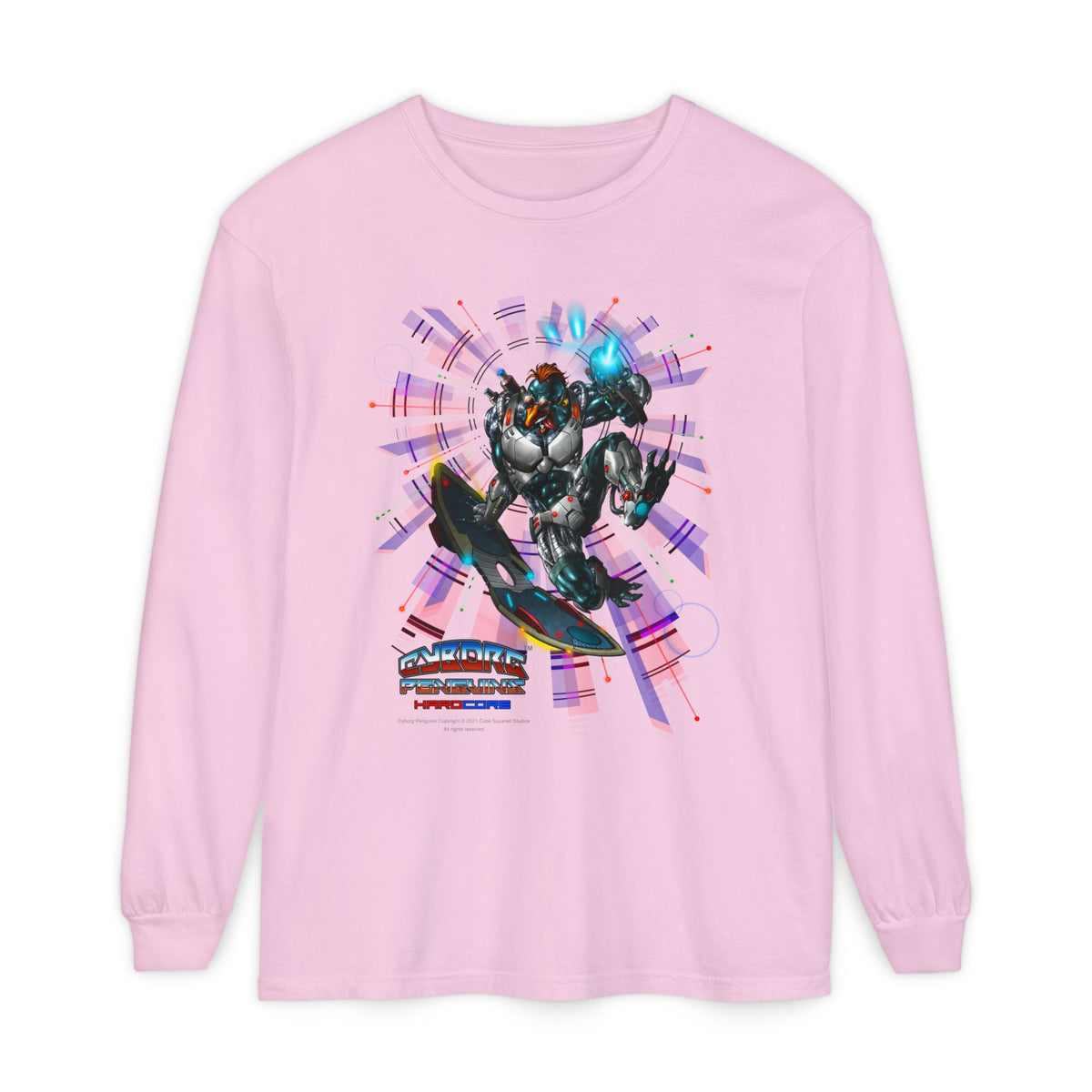 FROSTBYTE  Purple Haze Mecha Surfer Long Sleeve Tee