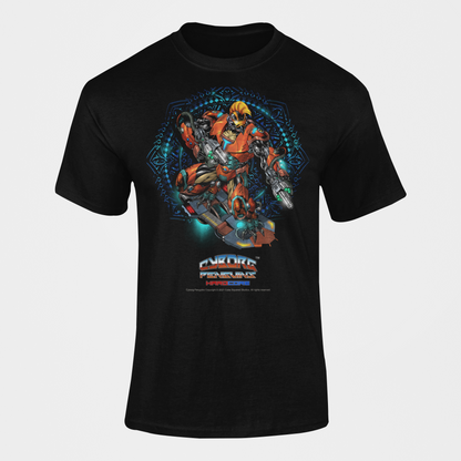 TIDALWAVE T-Shirt — Abstract Floral Geometric Graphic Tee (Bold Color Burst)