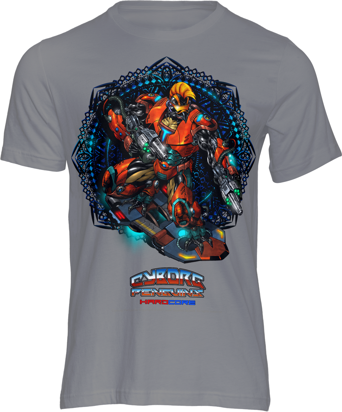 TIDALWAVE T-Shirt — Abstract Floral Geometric Graphic Tee (Bold Color Burst)