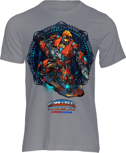 TIDALWAVE T-Shirt — Abstract Floral Geometric Graphic Tee (Bold Color Burst)