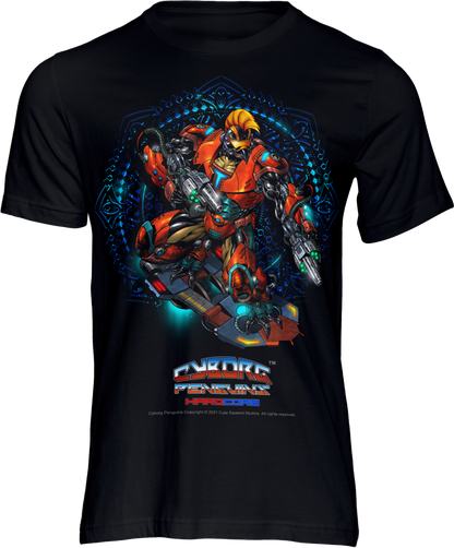 TIDALWAVE T-Shirt — Abstract Floral Geometric Graphic Tee (Bold Color Burst)