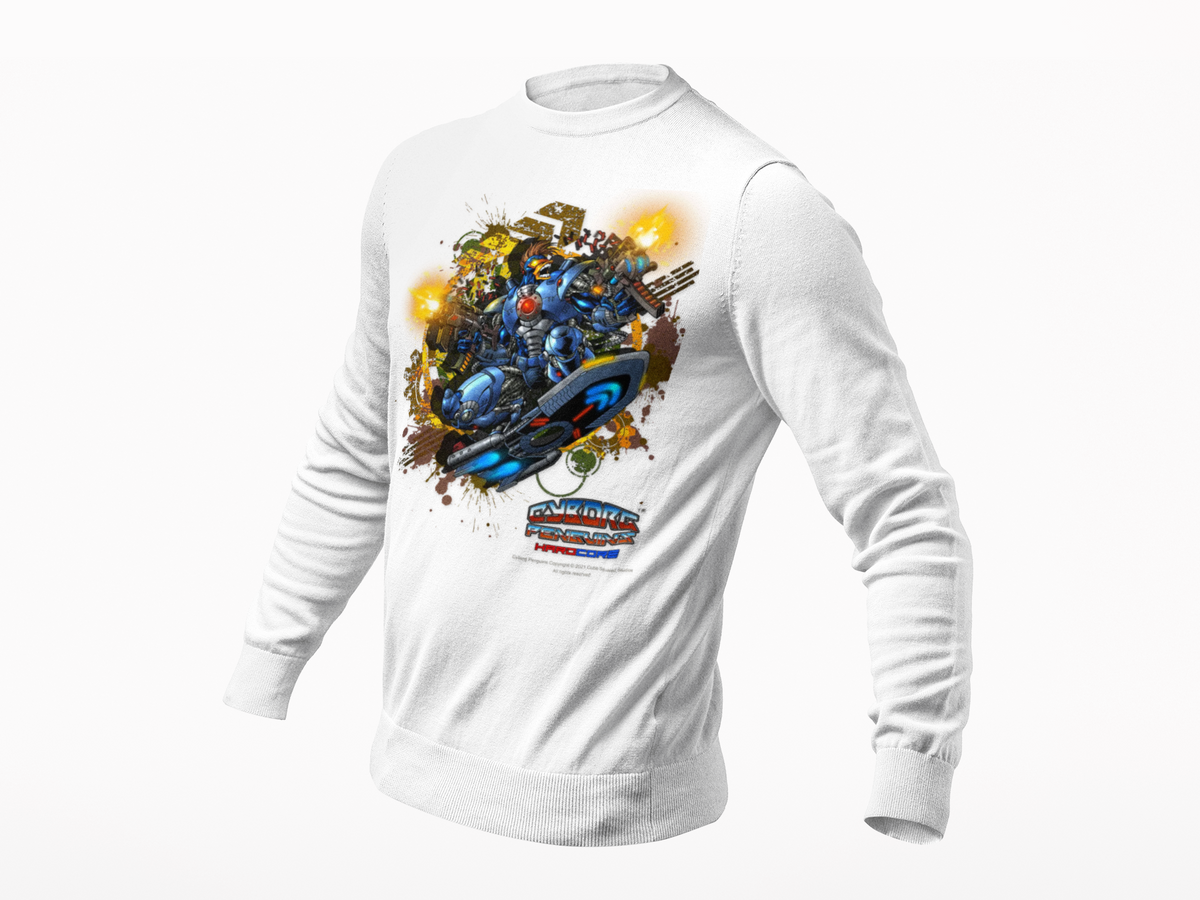 CHINSTRAP  Battle Front Long Sleeve T‑Shirt