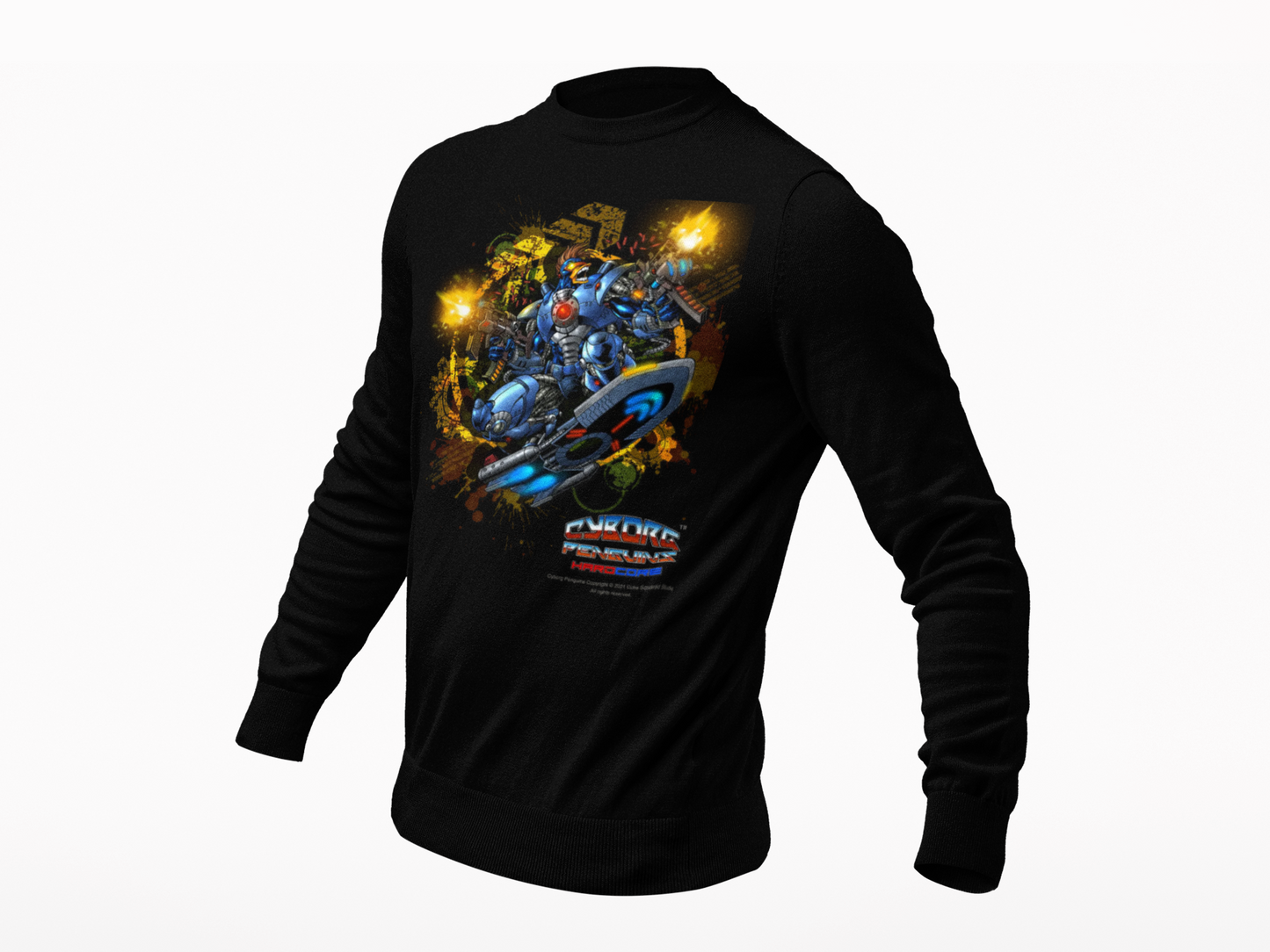 CHINSTRAP  Battle Front Long Sleeve T‑Shirt