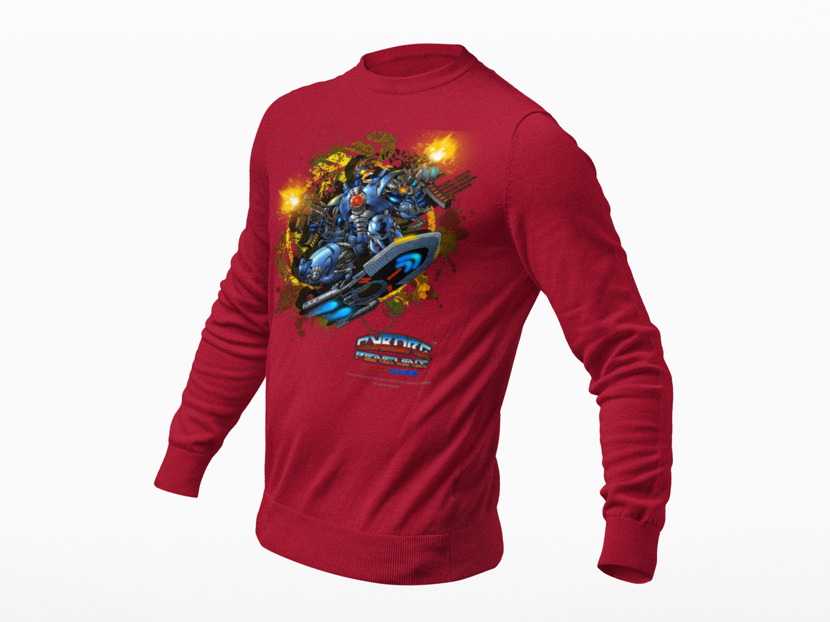 CHINSTRAP  Battle Front Long Sleeve T‑Shirt