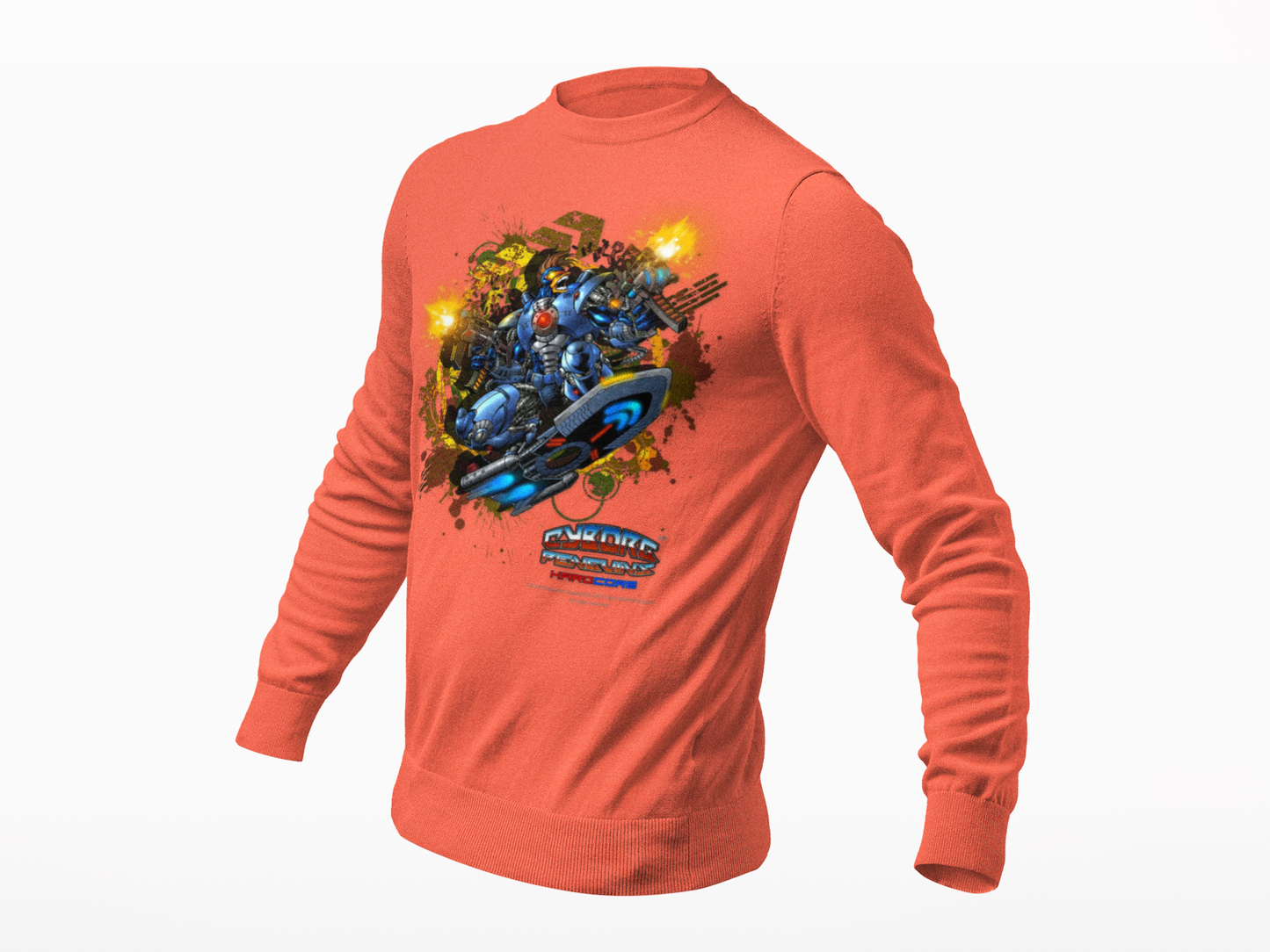 CHINSTRAP  Battle Front Long Sleeve T‑Shirt