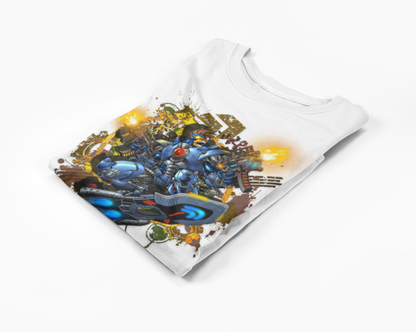 CHINSTRAP  Battle Front Long Sleeve T‑Shirt