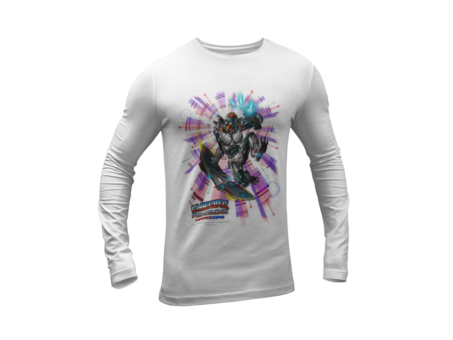 FROSTBYTE  Purple Haze Mecha Surfer Long Sleeve Tee