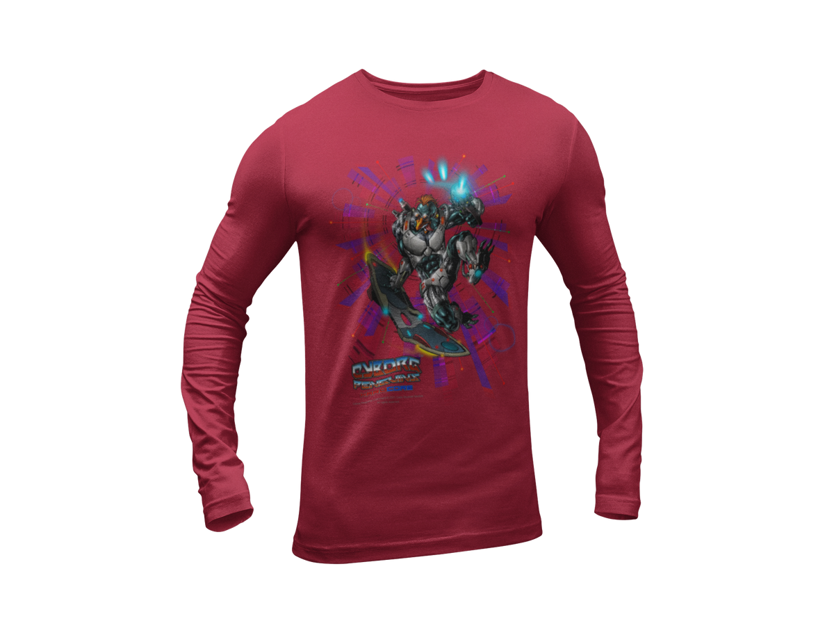 FROSTBYTE  Purple Haze Mecha Surfer Long Sleeve Tee