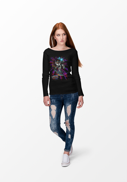 FROSTBYTE  Purple Haze Mecha Surfer Long Sleeve Tee
