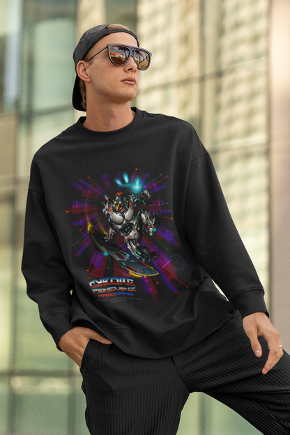 FROSTBYTE Sweatshirt - Futuristic  Graphic Pullover