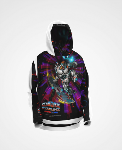 FROSTBYTE Purple Haze All-Over Print Warmup Hoodie