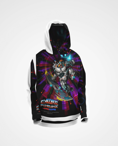 FROSTBYTE Purple Haze All-Over Print Warmup Hoodie