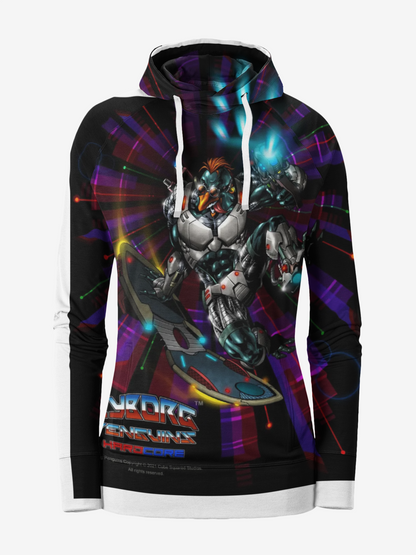 FROSTBYTE Purple Haze All-Over Print Warmup Hoodie