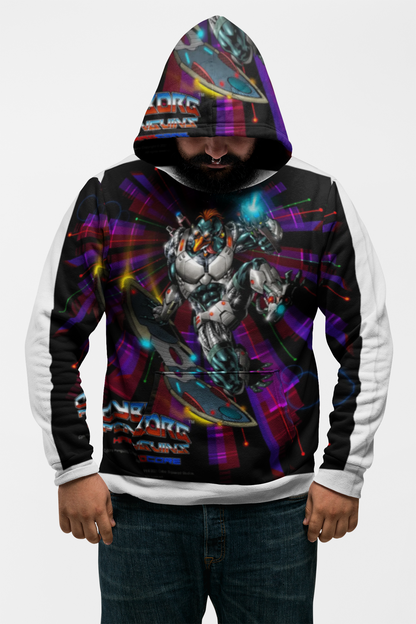 FROSTBYTE Purple Haze All-Over Print Warmup Hoodie