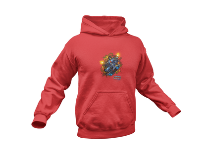 CHINSTRAP Battlefront — Sci‑Fi Mecha Graphic Fleece Pullover