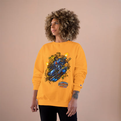 CHINSTRAP  Action Sweatshirt — Superhero City Battle Crewneck