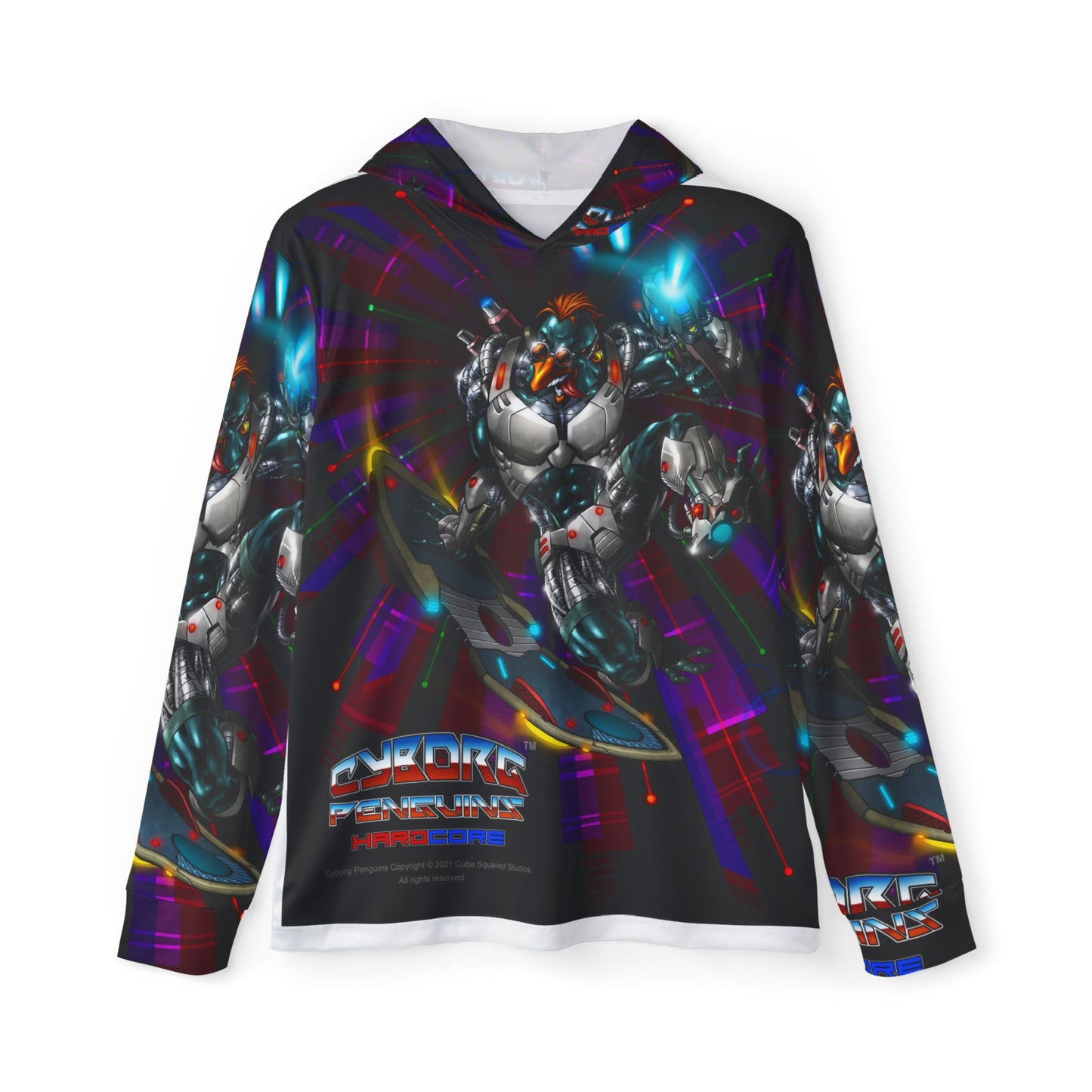 FROSTBYTE Purple Haze All-Over Print Warmup Hoodie