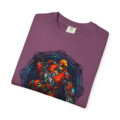 TIDALWAVE T-Shirt — Abstract Floral Geometric Graphic Tee (Bold Color Burst)