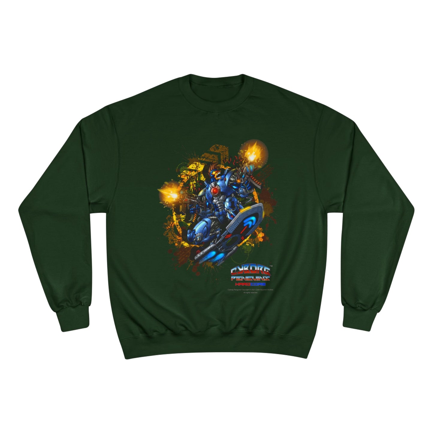 CHINSTRAP  Action Sweatshirt — Superhero City Battle Crewneck