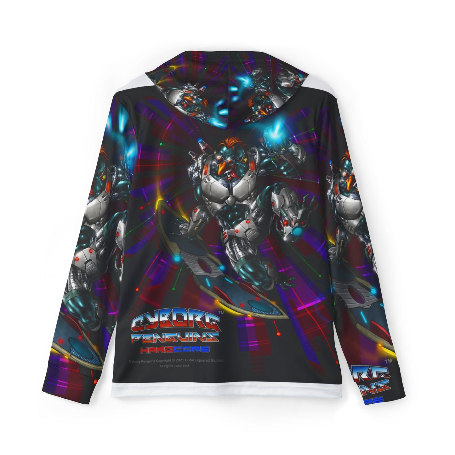 FROSTBYTE Purple Haze All-Over Print Warmup Hoodie