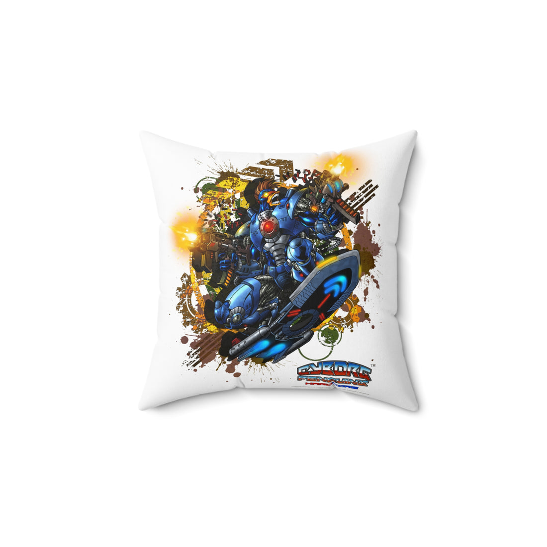 Faux Suede Square Pillow