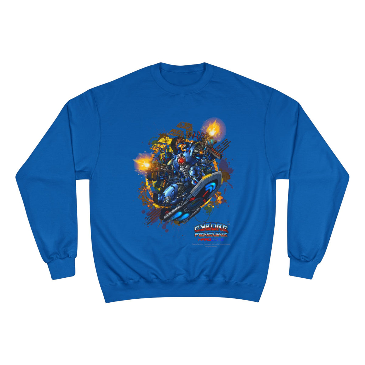 CHINSTRAP  Action Sweatshirt — Superhero City Battle Crewneck